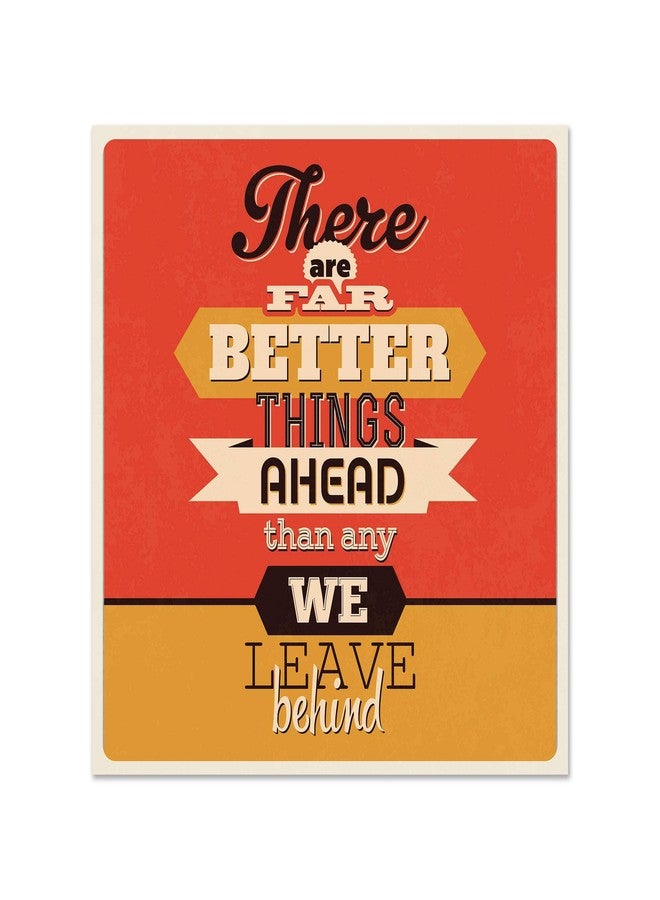 Bhai Please There are far Better Things Ahead Than Any we Leave Behind Wooden Fridge Magnet (Pack of 1 pc) Size: 3 inches- Funny, Motivational, Inspirational Quotes Gift and Decoration - Image 1